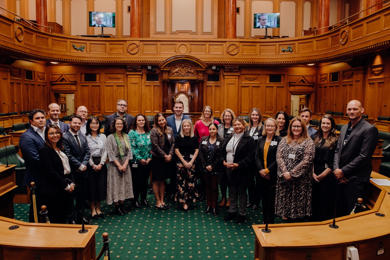 Attendees at Parliament house